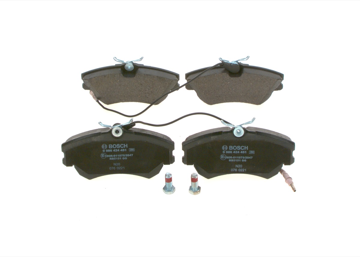 Bosch 0 986 424 451 Brake Pad Set