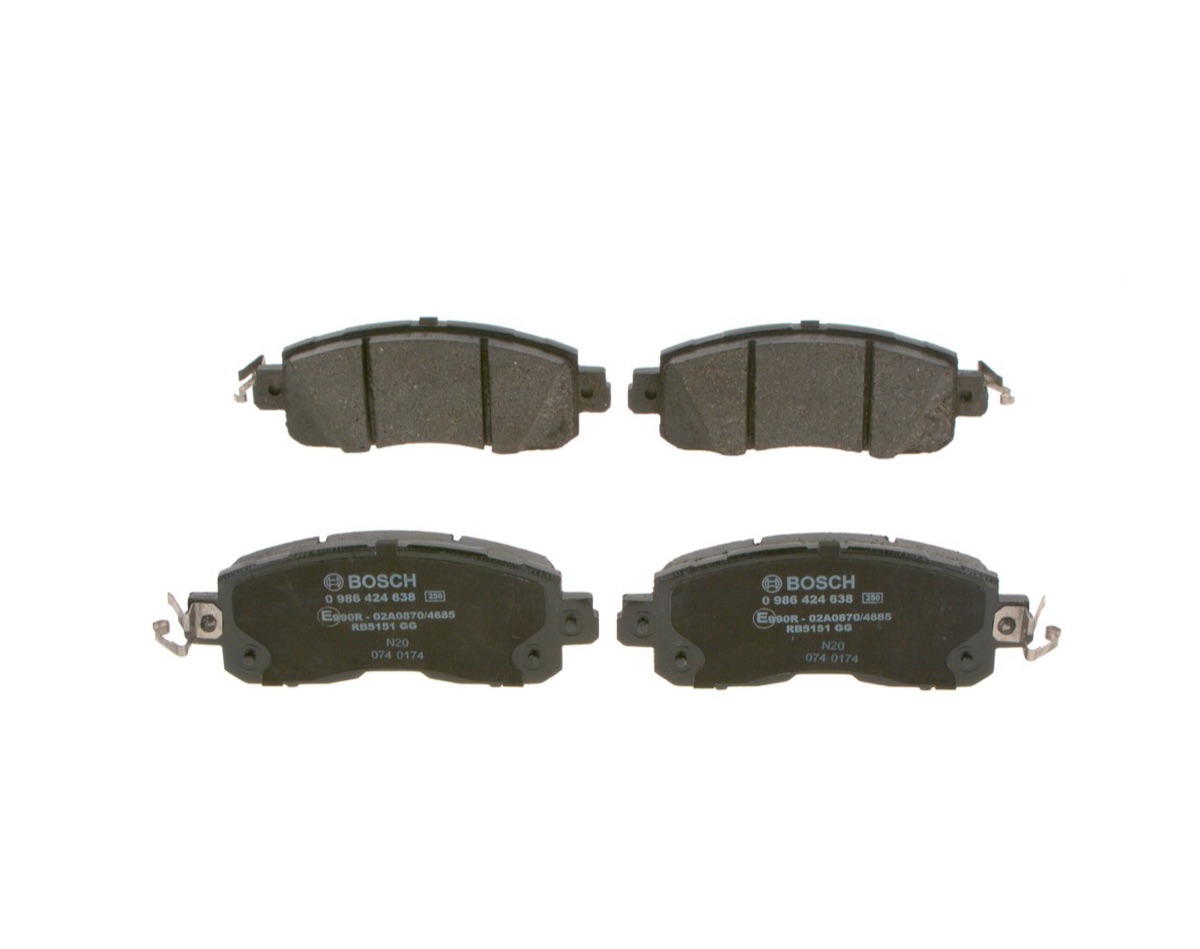 Bosch 0 986 424 638 Brake Pad Set