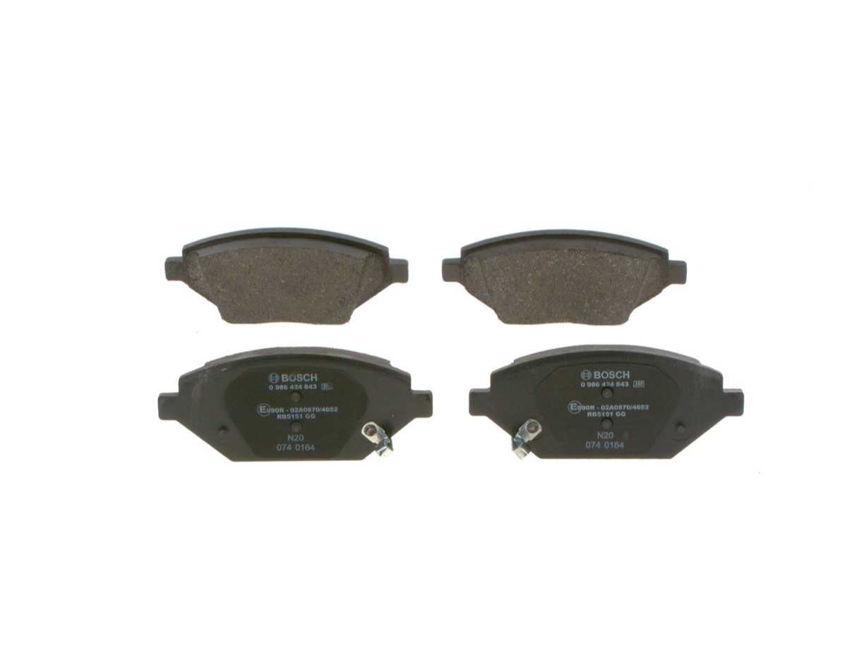 Bosch 0 986 424 843 Brake Pad Set