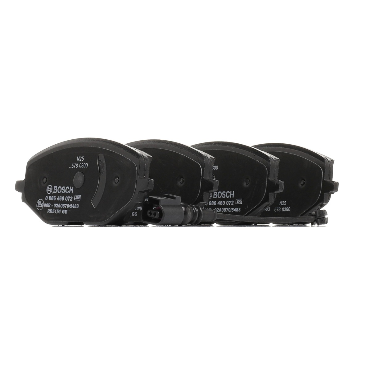 Bosch 0 986 460 072 Brake Pad Set