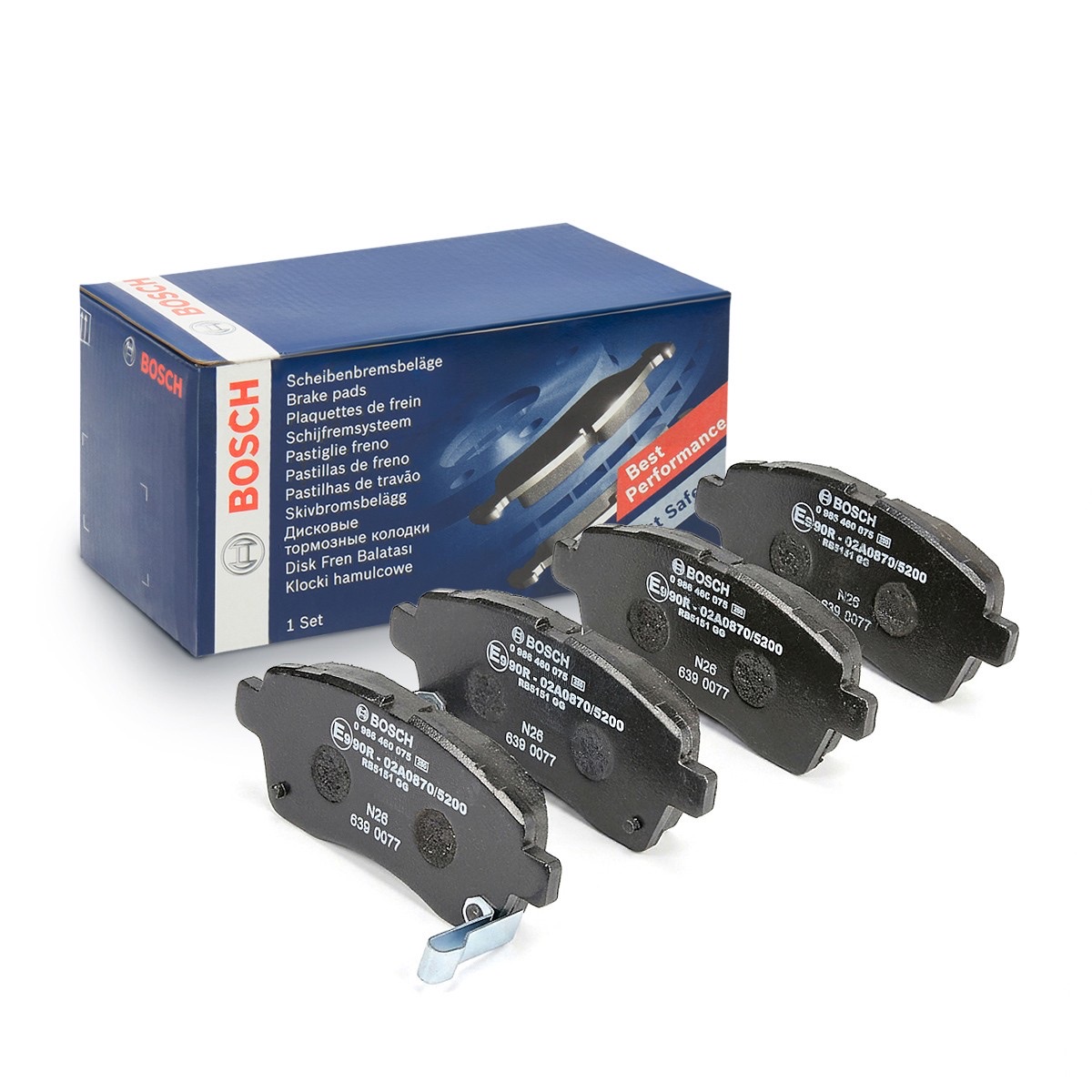 Bosch 0 986 460 075 Brake Pad Set
