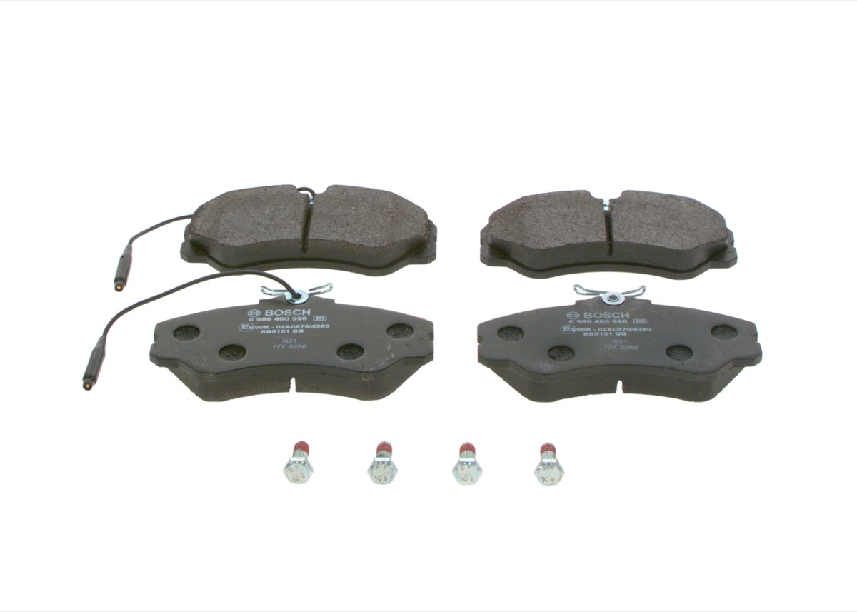 Bosch 0 986 460 998 Brake Pad Set