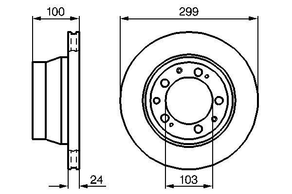 Bosch 0 986 478 419 Brake Disc