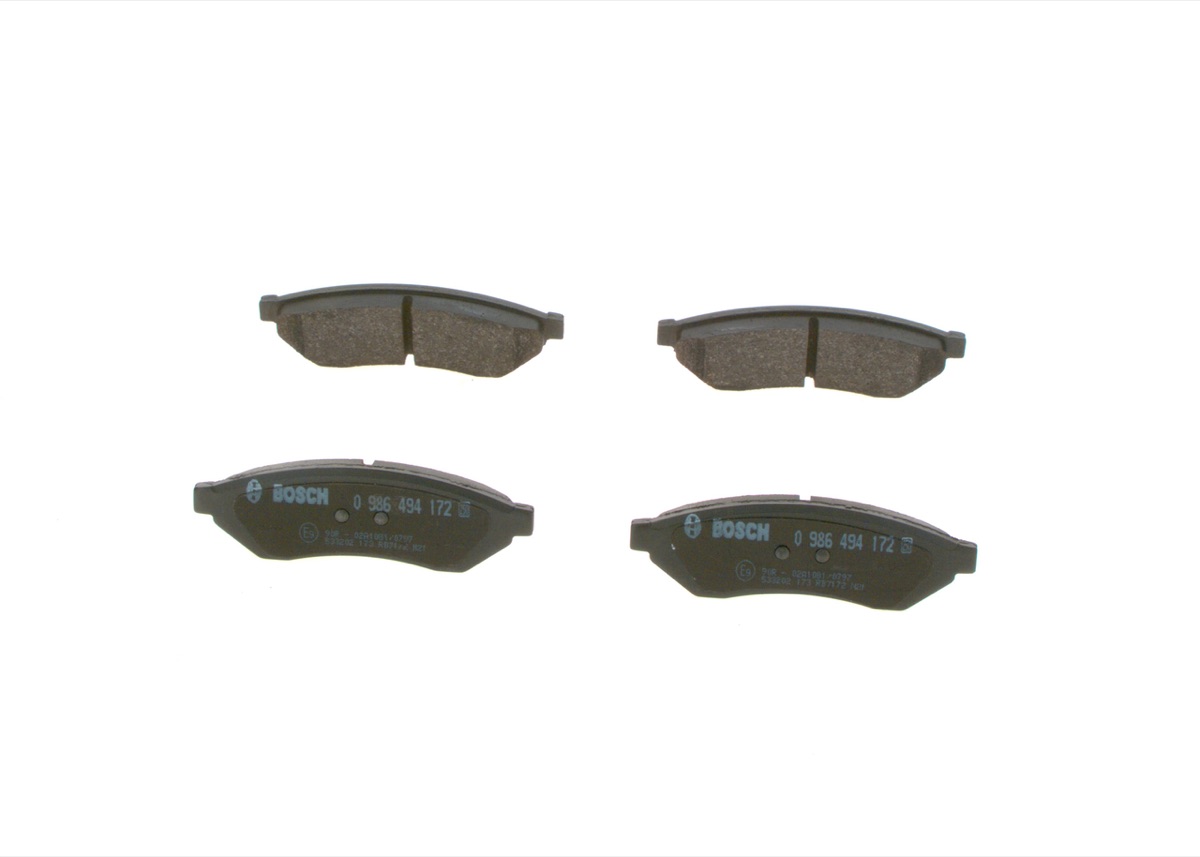 Bosch 0 986 494 172 Brake Pad Set