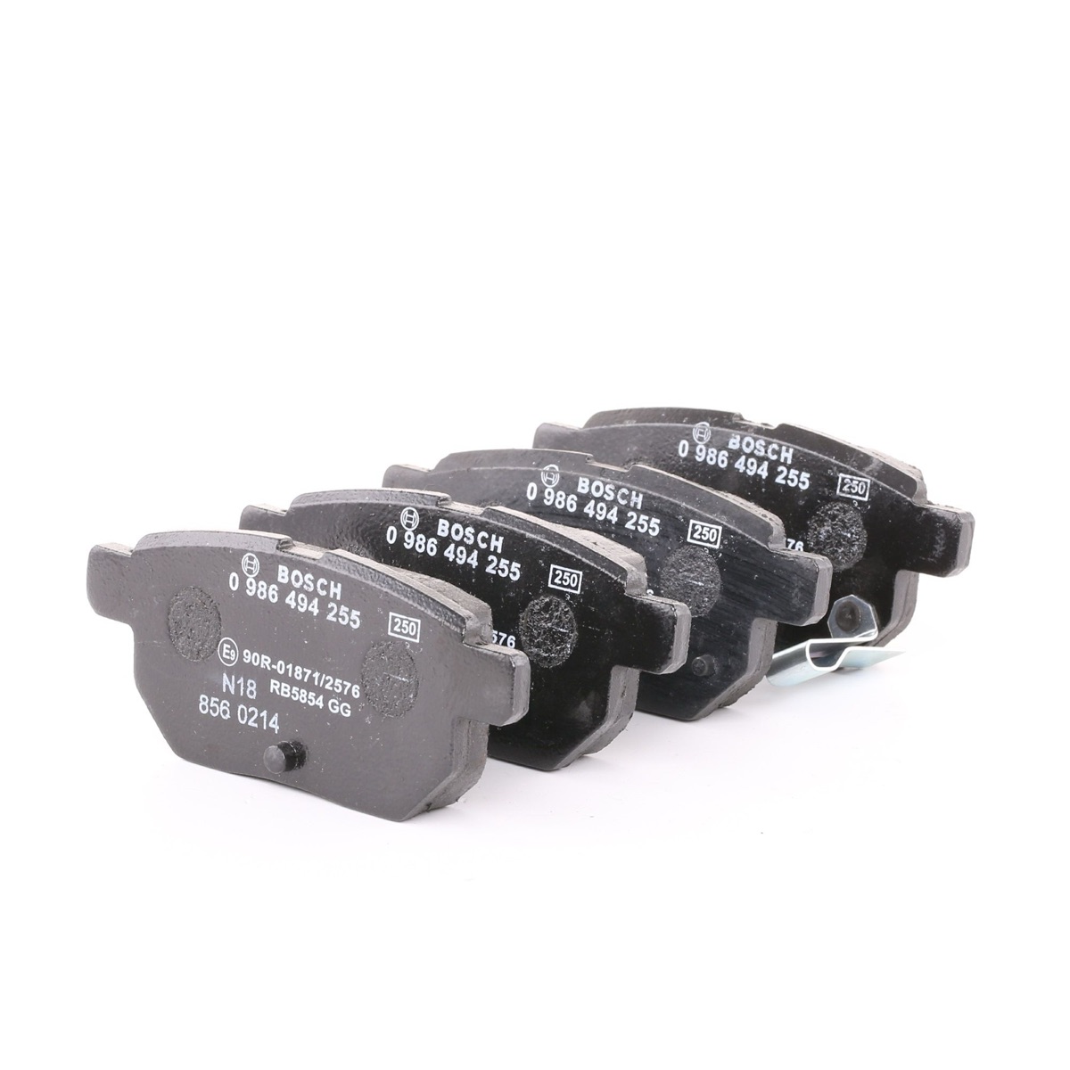 Bosch 0 986 494 255 Brake Pad Set