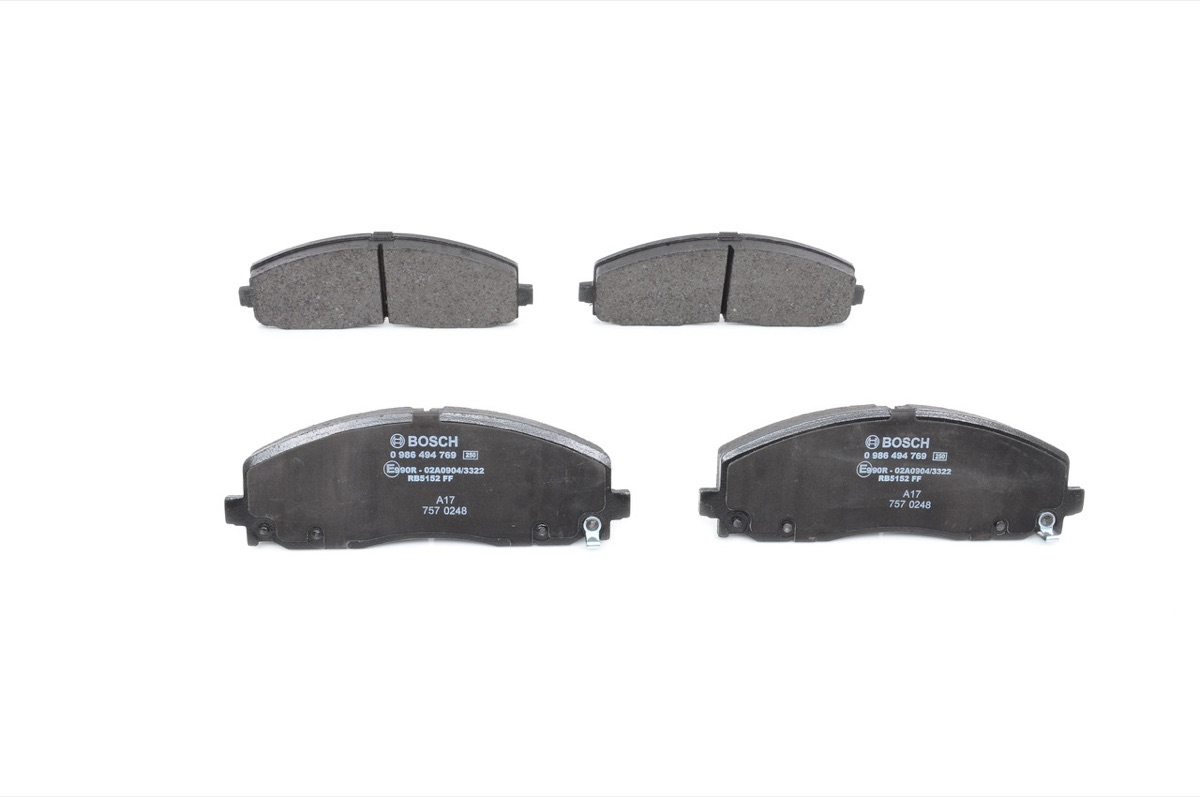 Bosch 0 986 494 769 Brake Pad Set