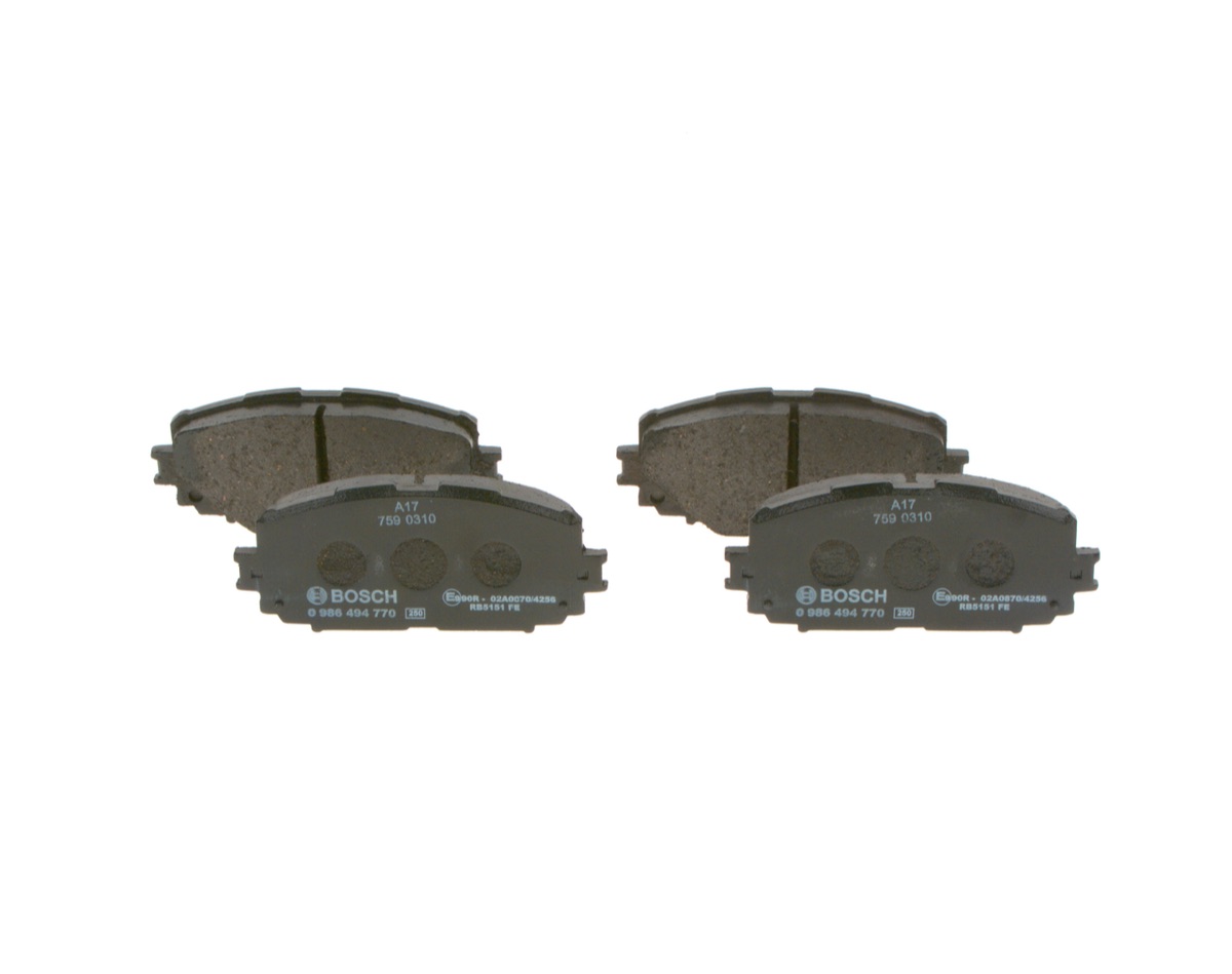 Bosch 0 986 494 770 Brake Pad Set