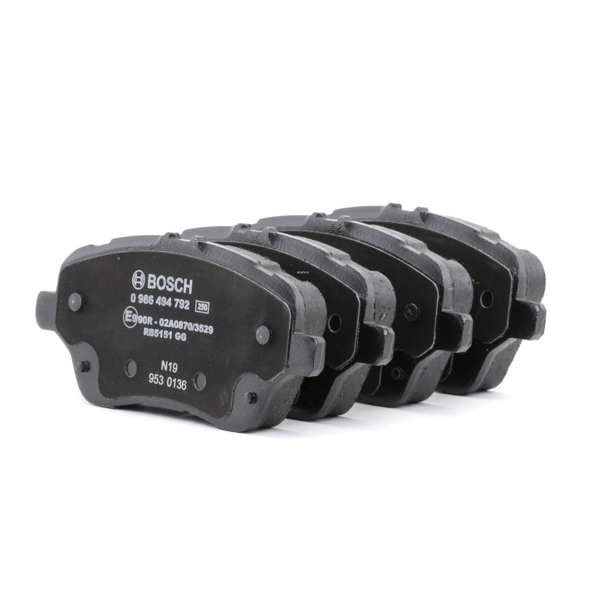 Bosch 0 986 494 792 Brake Pad Set