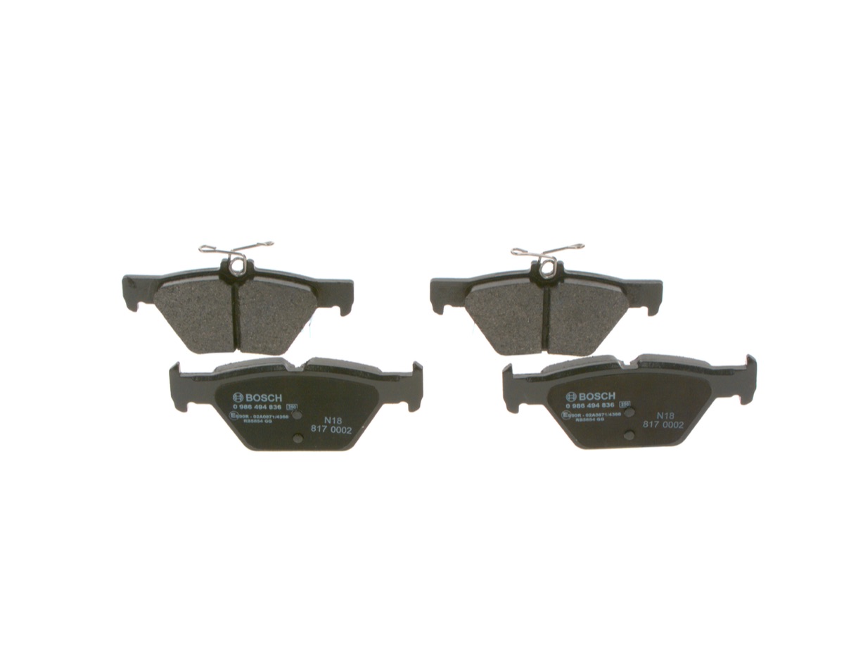 Bosch 0 986 494 836 Brake Pad Set