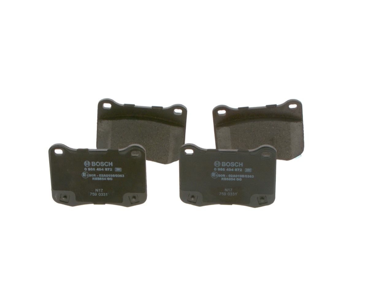 Bosch 0 986 494 872 Brake Pad Set