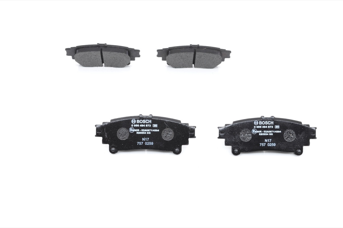 Bosch 0 986 494 873 Brake Pad Set