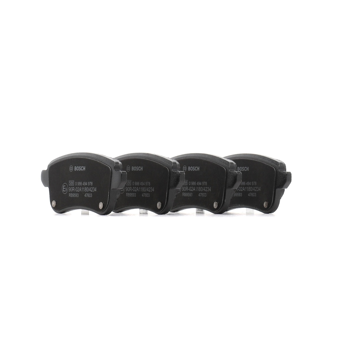 Bosch 0 986 494 978 Brake Pad Set