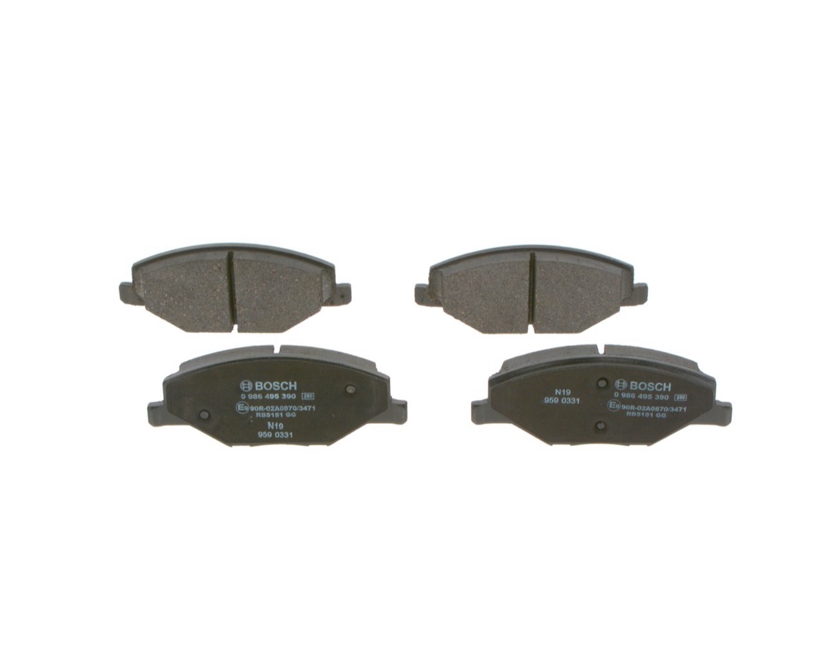 Bosch 0 986 495 390 Brake Pad Set