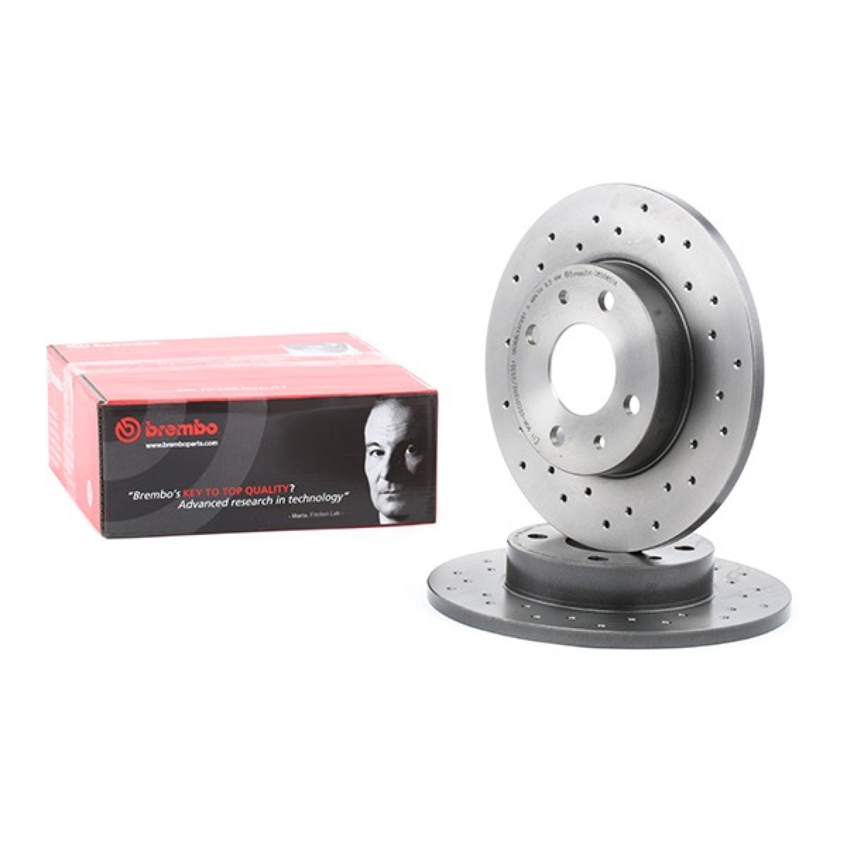 Brembo Xtra 08.5085.1X Brake Disc — Front 240mm