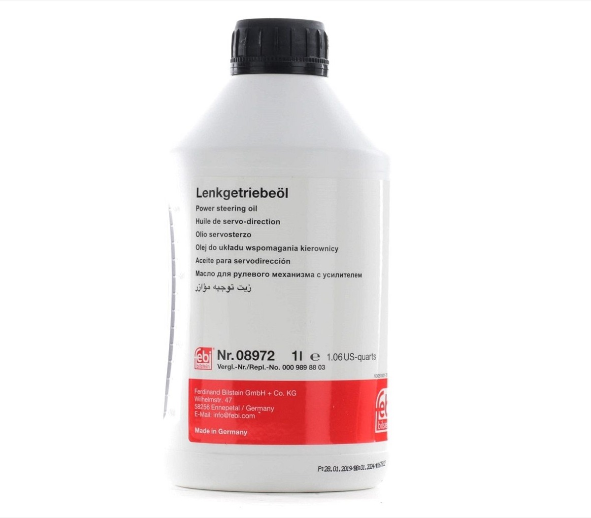 Febi Bilstein 08972 Hydraulic Oil