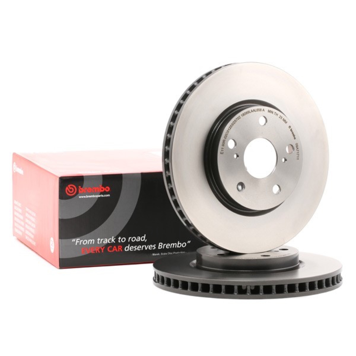 Brembo Prime 09.A717.11 Brake Disc — Front 296mm