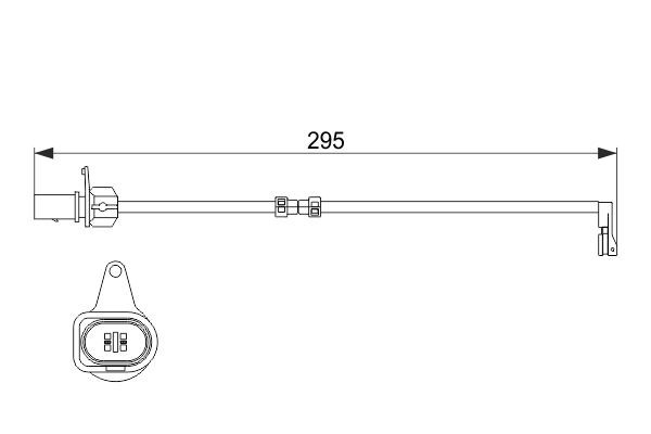 Bosch 1 987 474 508 Brake Pad Wear Sensor
