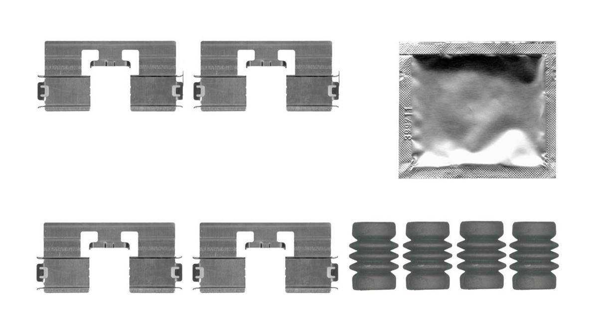 Bosch 1 987 474 747 Brake Pad Fitting Kit