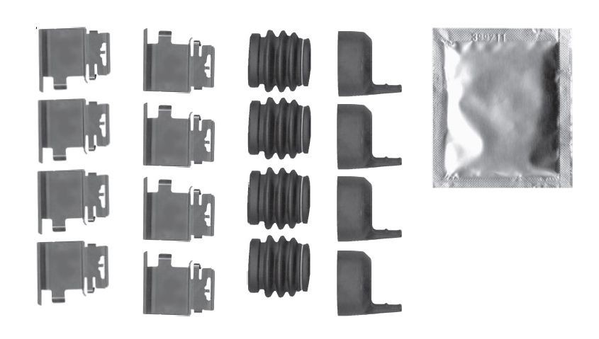 Bosch 1 987 474 750 Brake Pad Fitting Kit