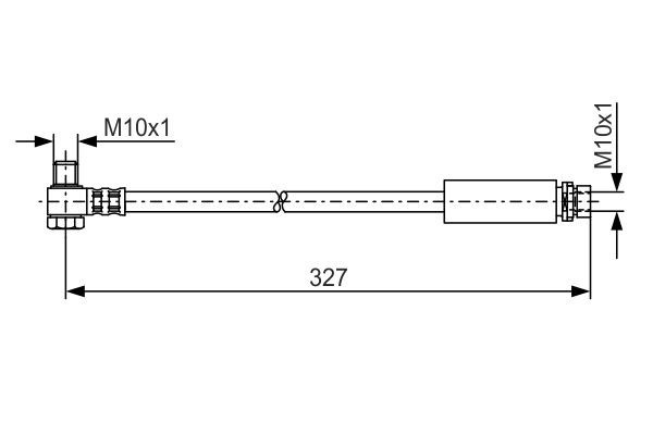 Bosch 1 987 476 095 Brake Hose