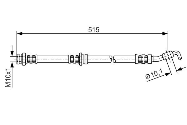 Bosch 1 987 476 114 Brake Hose