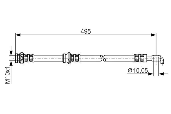 Bosch 1 987 476 401 Brake Hose