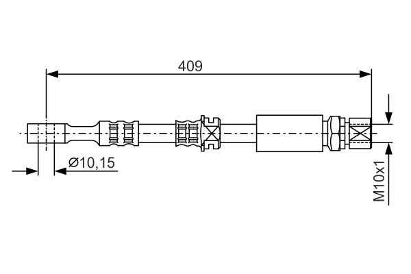 Bosch 1 987 476 644 Brake Hose