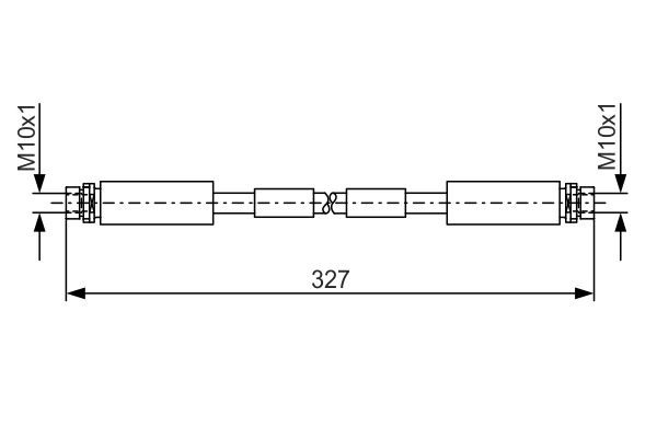 Bosch 1 987 476 856 Brake Hose
