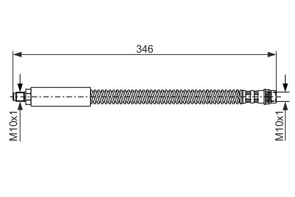 Bosch 1 987 476 859 Brake Hose