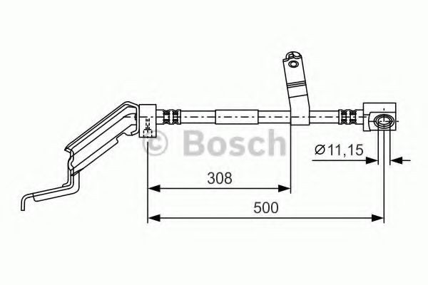 Bosch 1 987 476 866 Brake Hose