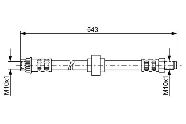 Bosch 1 987 476 916 Brake Hose