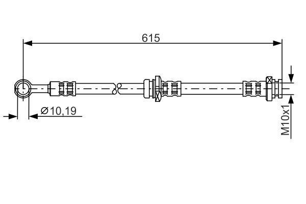 Bosch 1 987 476 998 Brake Hose