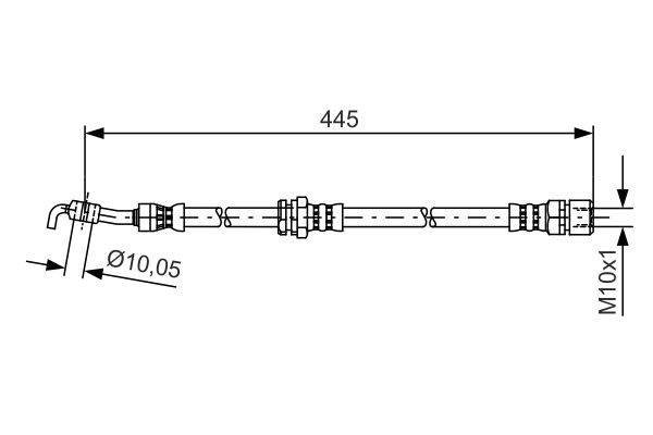 Bosch 1 987 481 386 Brake Hose