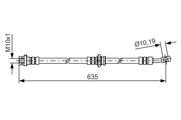 Bosch 1 987 481 432 Brake Hose