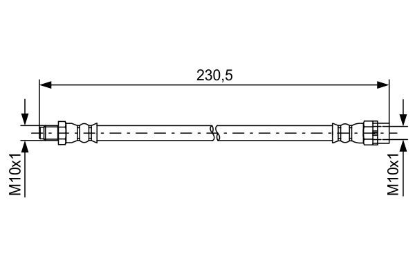 Bosch 1 987 481 599 Brake Hose