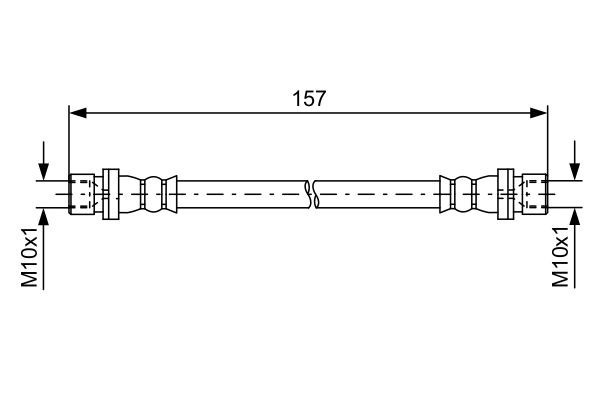 Bosch 1 987 481 642 Brake Hose