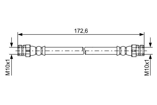 Bosch 1 987 481 737 Brake Hose