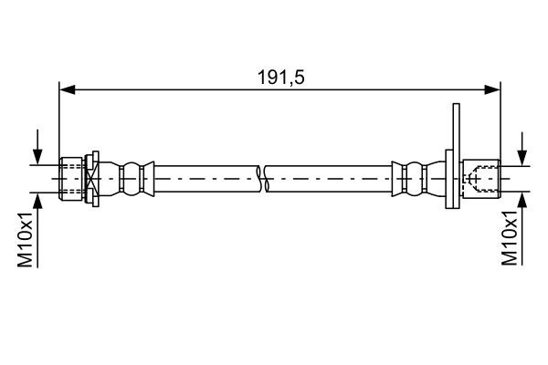 Bosch 1 987 481 738 Brake Hose