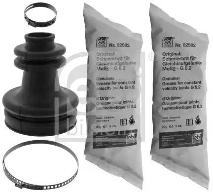 Febi Bilstein 100414 CV Boot Kit, Drive Shaft, Transmission Sided
