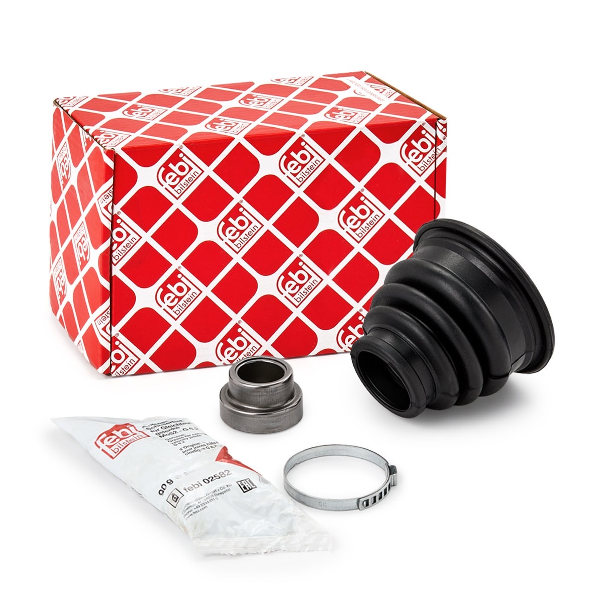 Febi Bilstein 1005001 CV Boot Kit, Drive Shaft, Transmission Sided