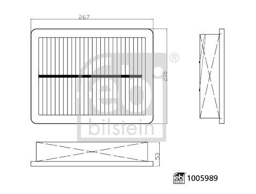 Febi Bilstein 1005989 Air Filter