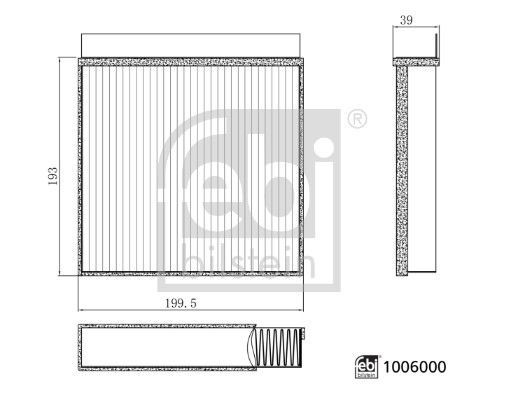 Febi Bilstein 1006000 Pollen Filter