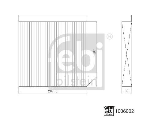 Febi Bilstein 1006002 Pollen Filter