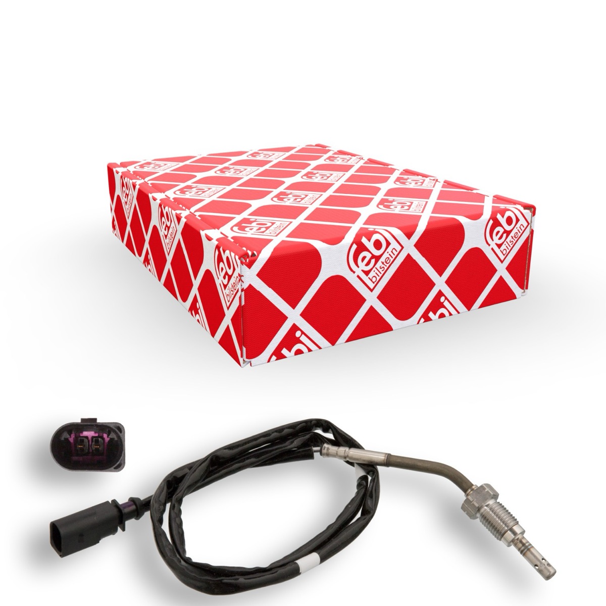 Febi Bilstein 100800 Exhaust Gas Temperature Sensor (EGT), Behind Exhaust Turbocharger