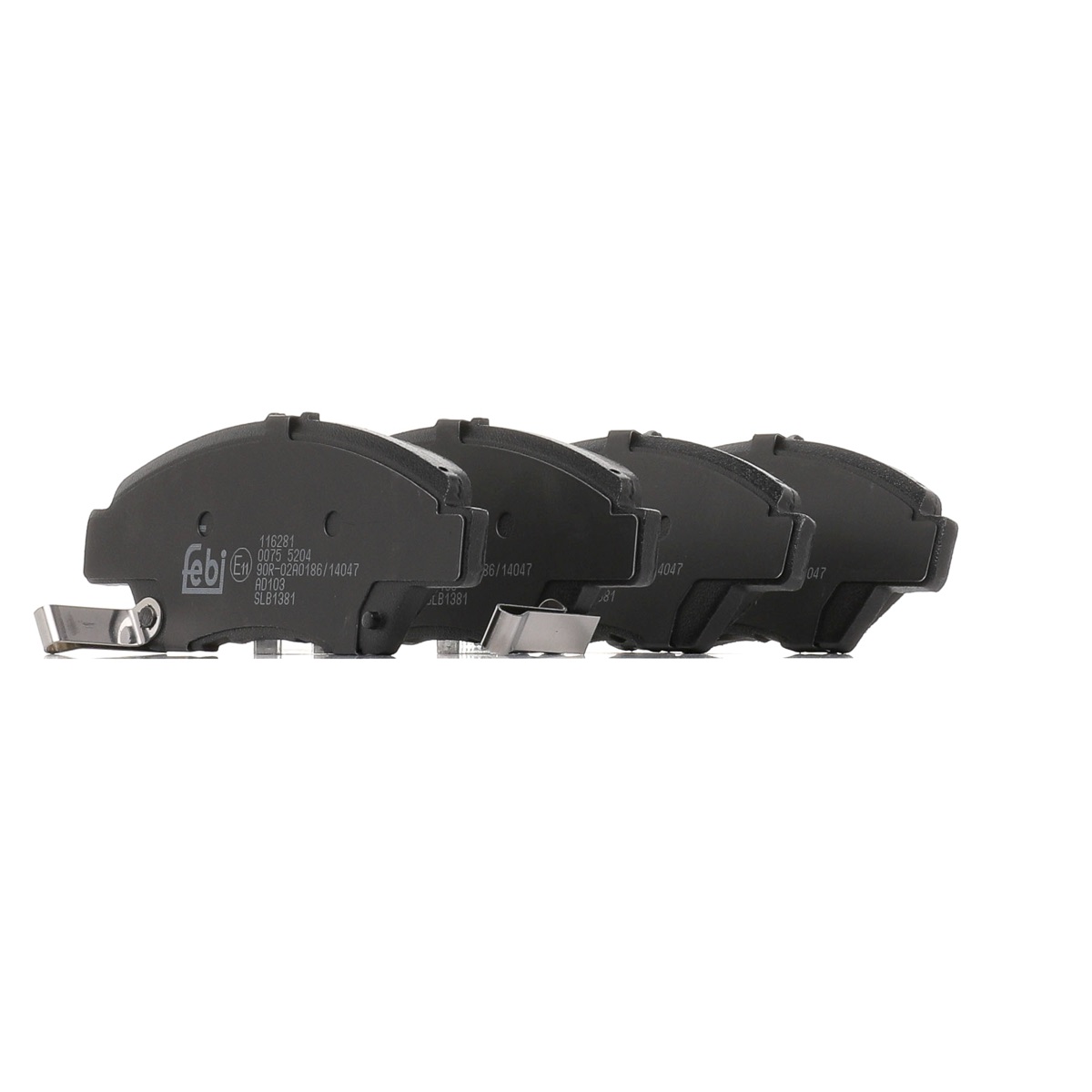 Febi Bilstein 116281 Brake Pad Set