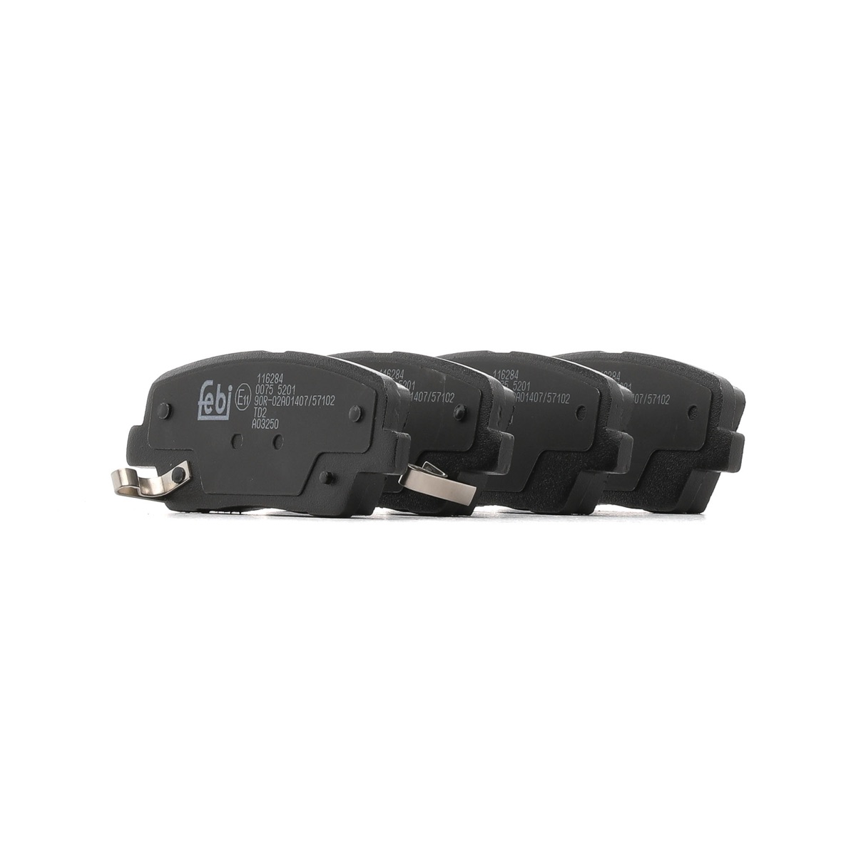 Febi Bilstein 116284 Brake Pad Set