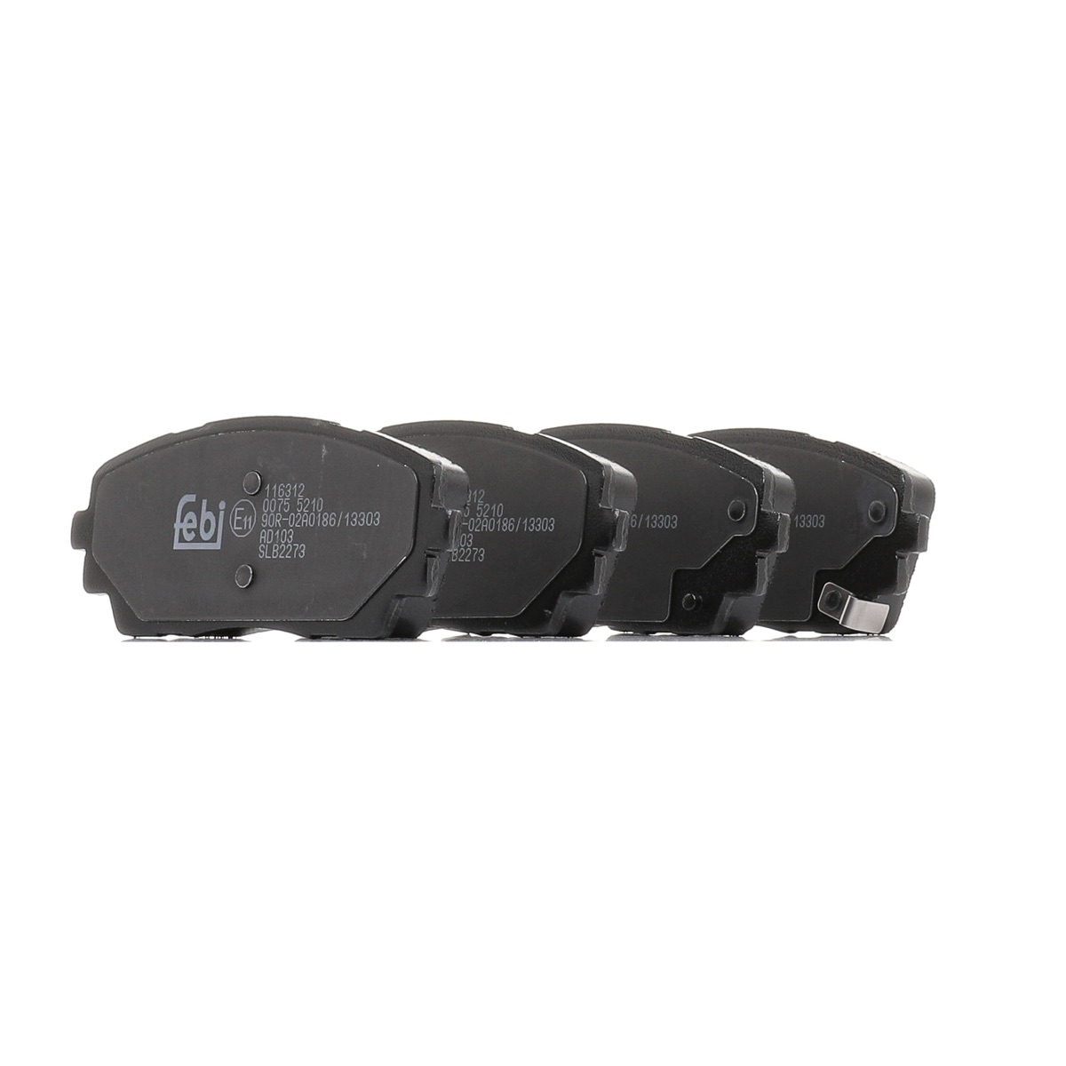 Febi Bilstein 116312 Brake Pad Set