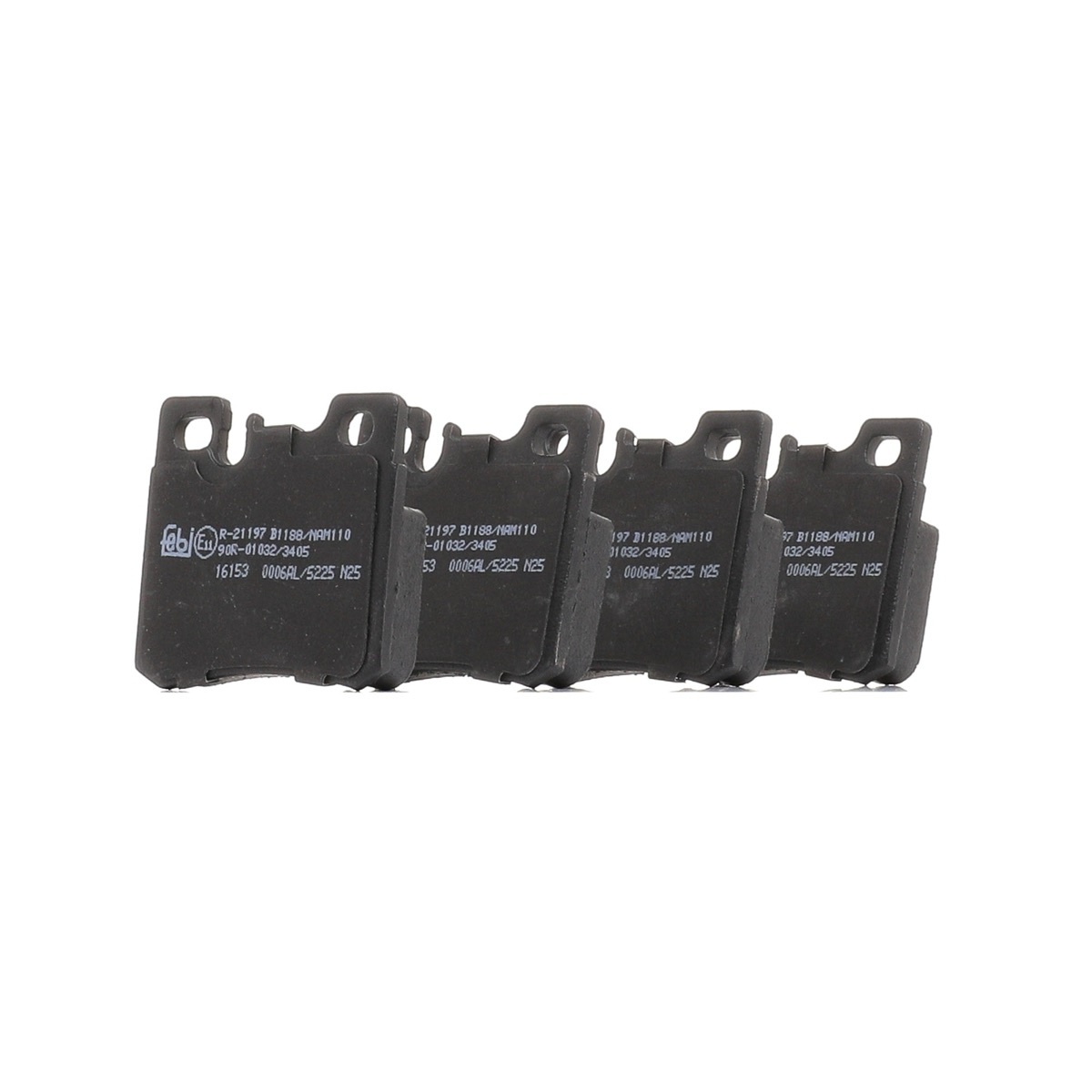 Febi Bilstein 16153 Brake Pad Set