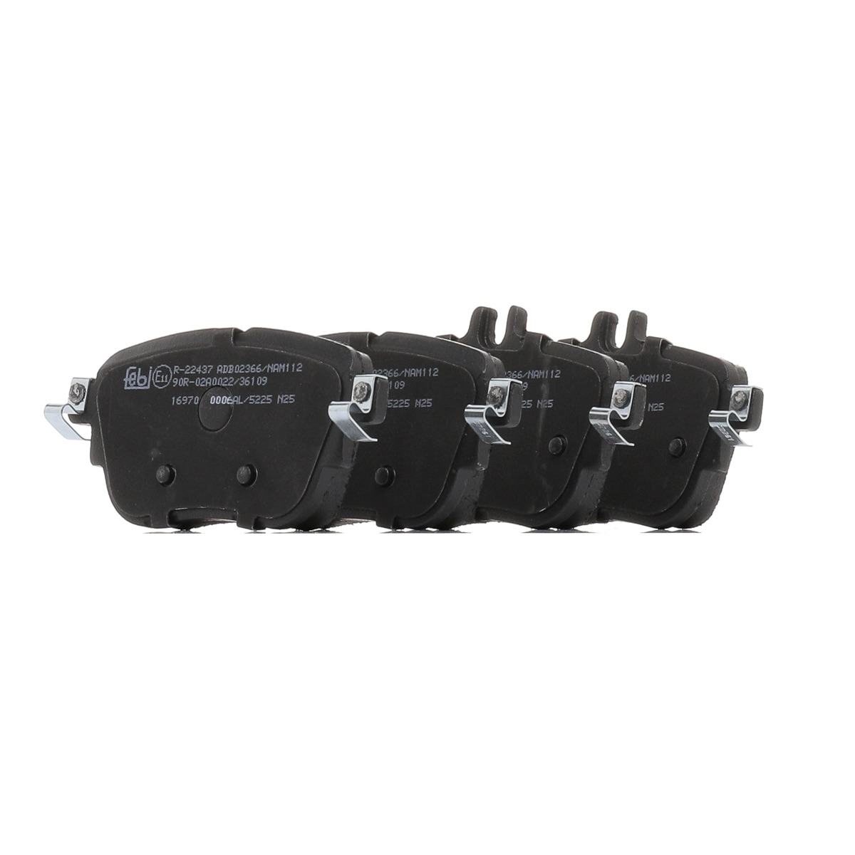 Febi Bilstein 16970 Brake Pad Set