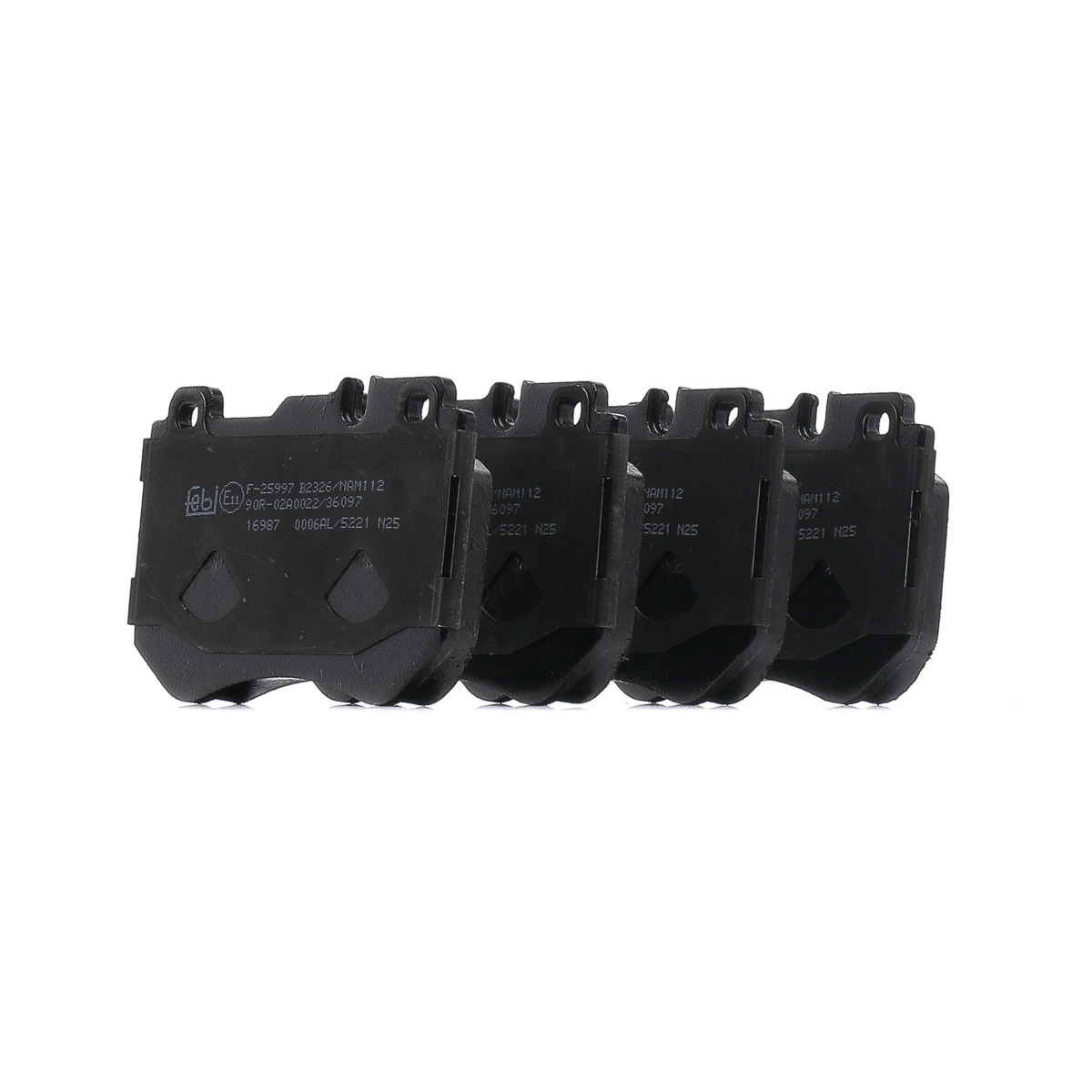 Febi Bilstein 16987 Brake Pad Set